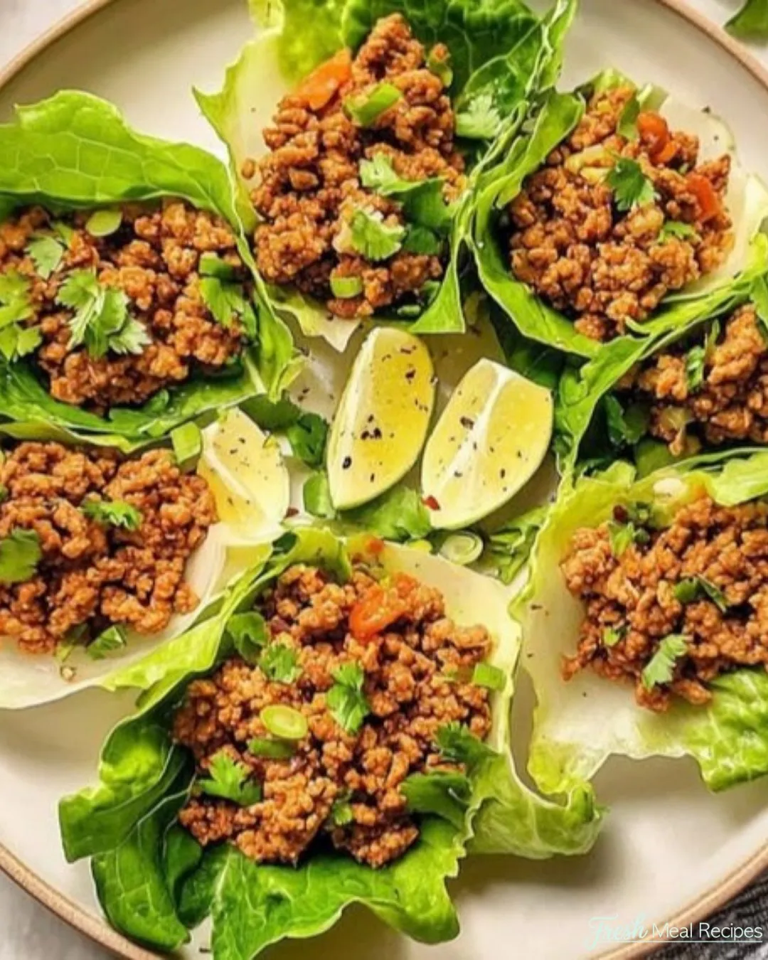 Ground Turkey Lettuce Wraps