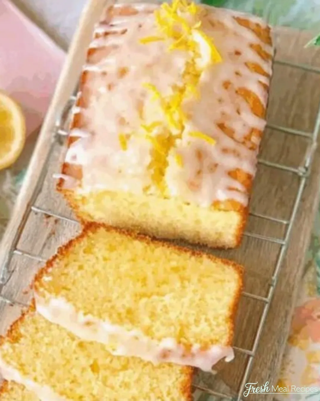 Moist Lemon Bread with Glaze