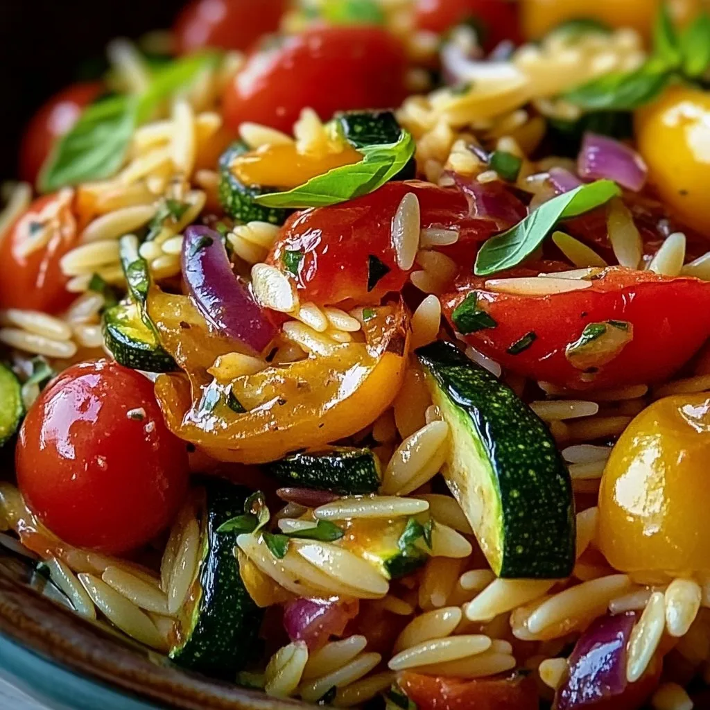 Roasted Vegetable Orzo