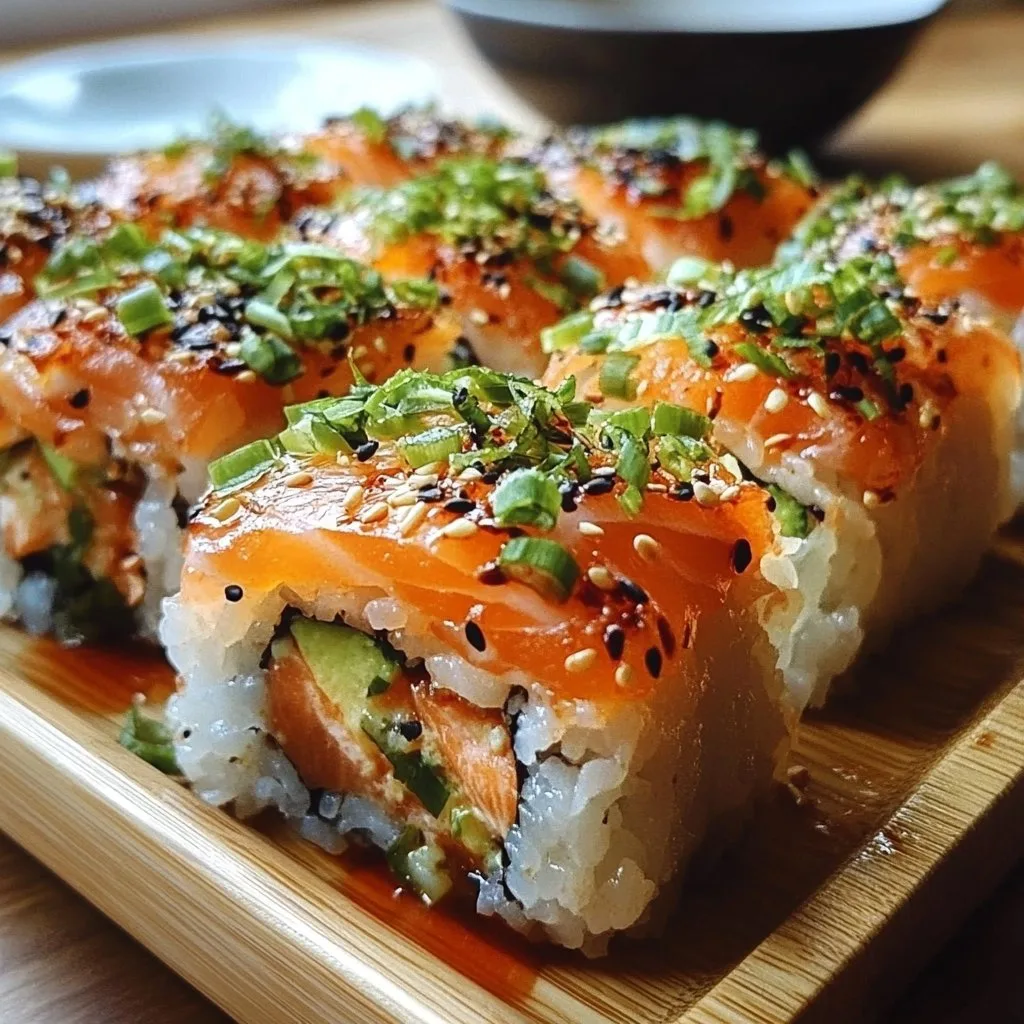 Spicy Salmon Sushi Bake Recipe