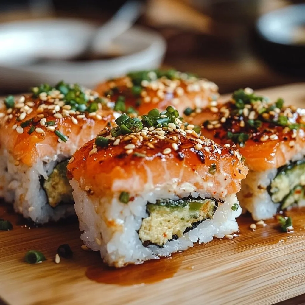 Spicy Salmon Sushi Bake Recipe