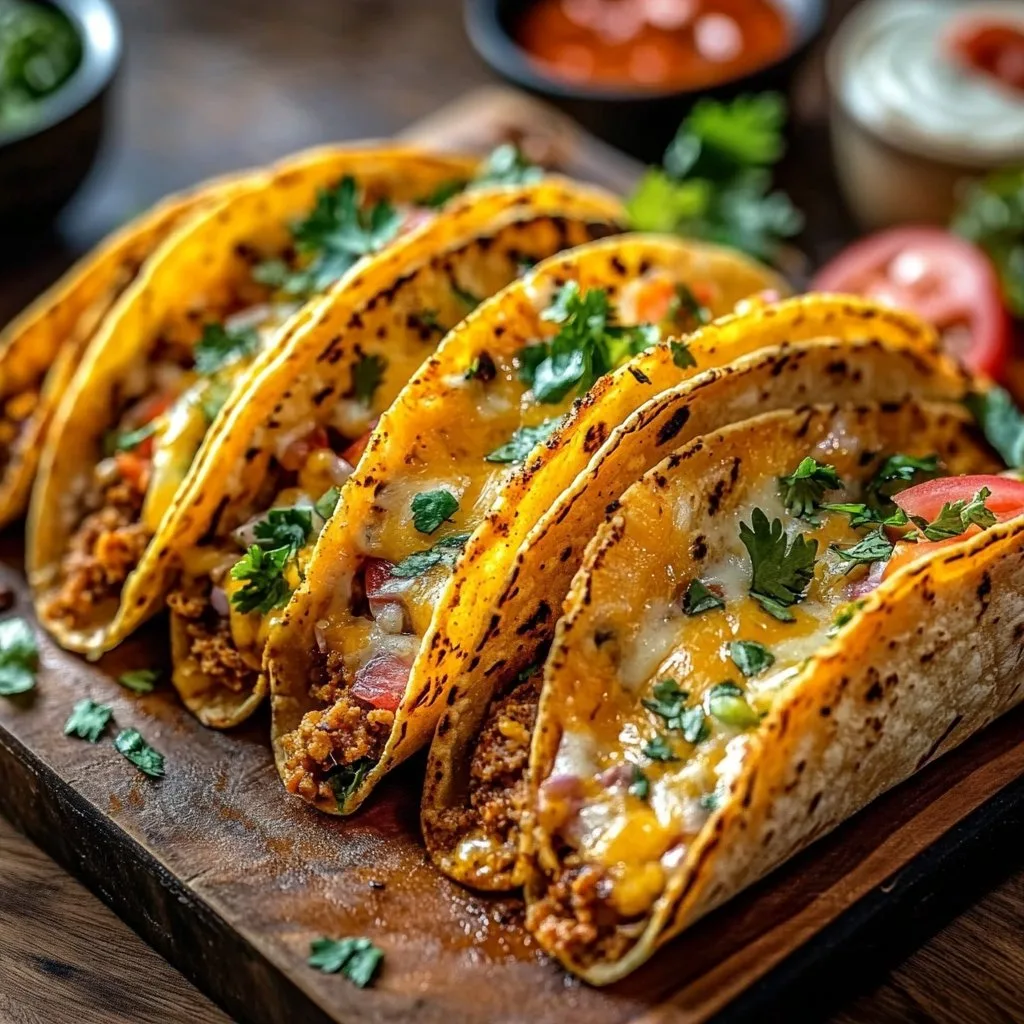 Oven-Baked Cheesy Tacos (Crispy & Loaded) You’ll Love!