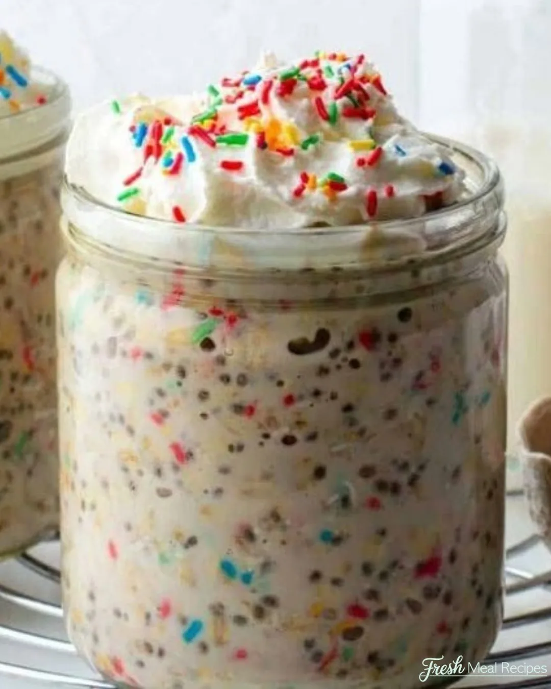 Birthday Cake Overnight Oats