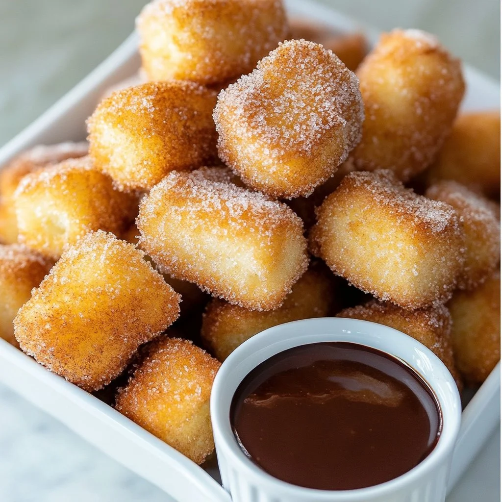 Crispy Air Fryer Churro Bites