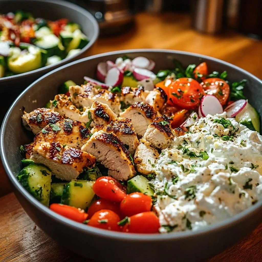 Greek Chicken Bowls