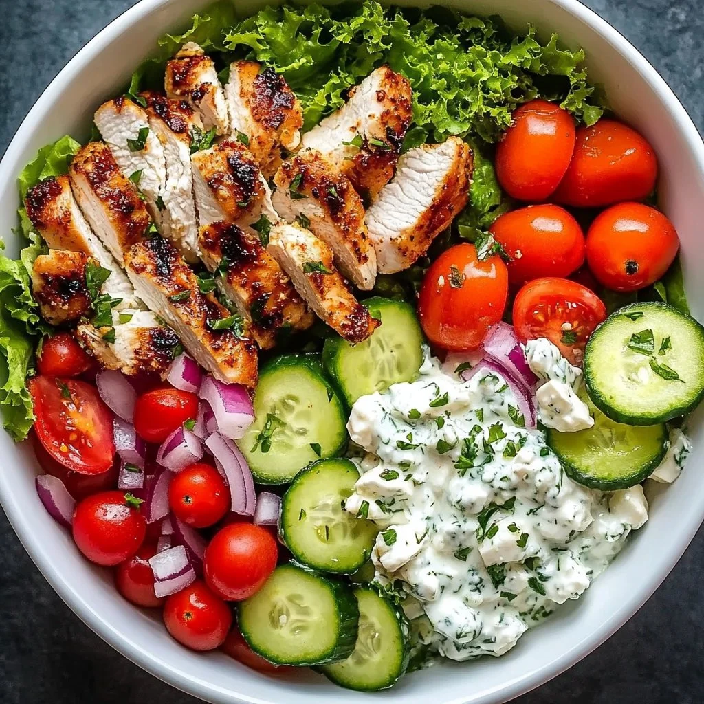 Greek Chicken Bowls