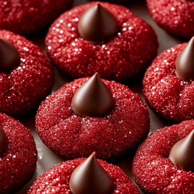Hershey's Red Velvet Blossoms