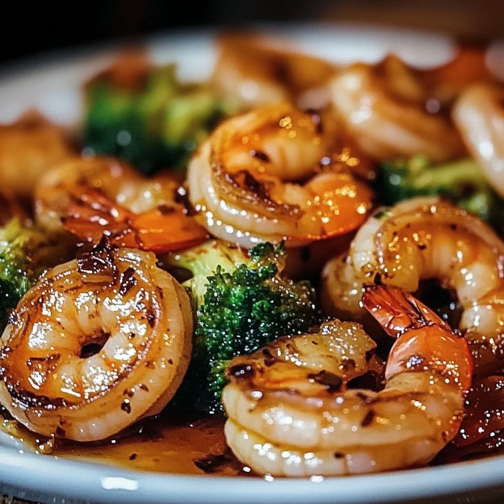 High-Protein Honey Garlic Shrimp