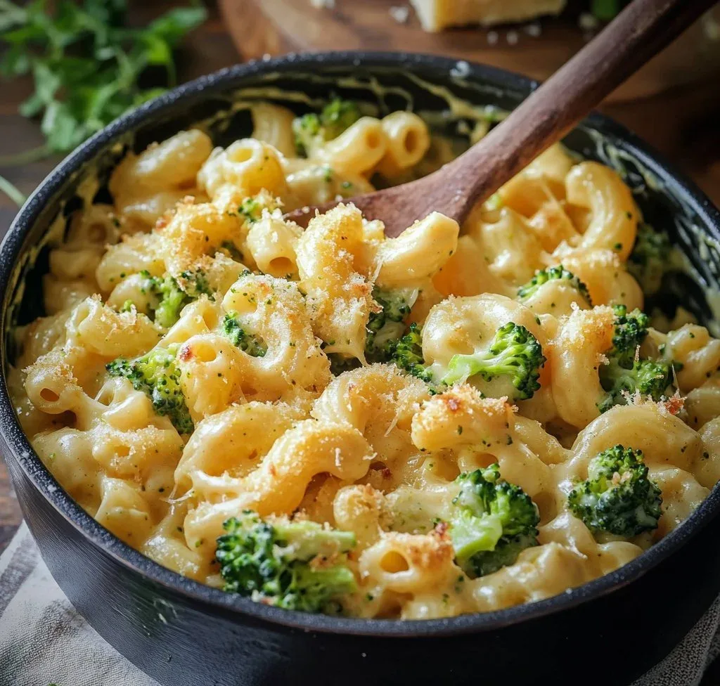 One Pot Healthy Broccoli Mac and Cheese image 4 e1767823289365