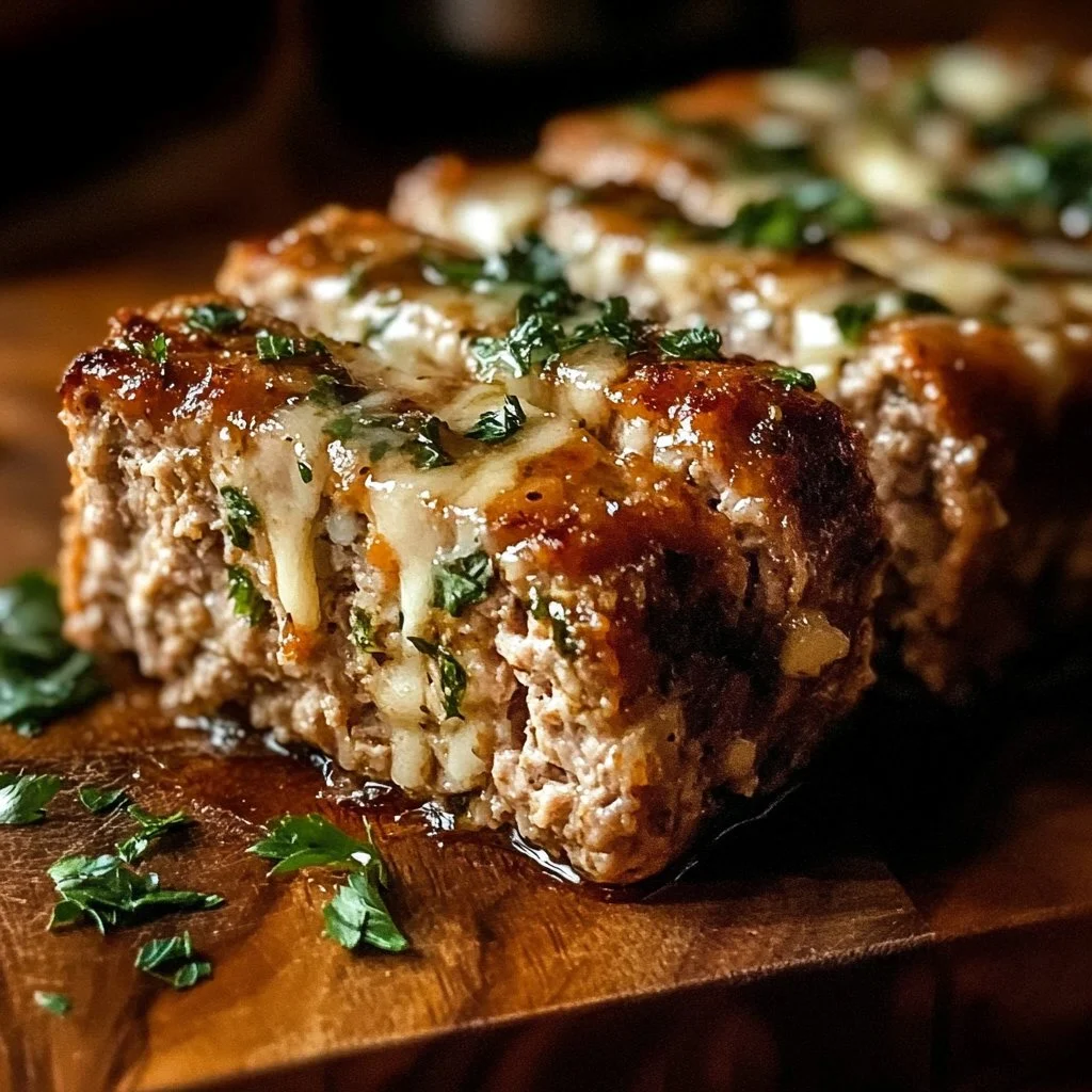 Juicy Garlic Parmesan Chicken Meatloaf: Comfort Food Delight