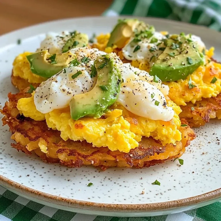 Loaded hash browns topped with cheese and toppings
