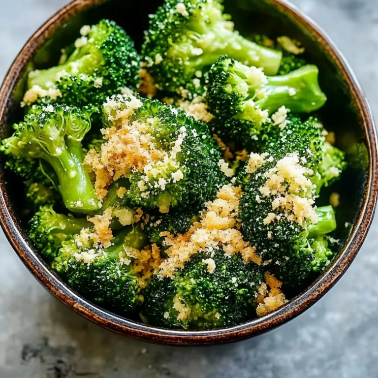 Delicious garlic parmesan broccoli side dish from Longhorn's menu