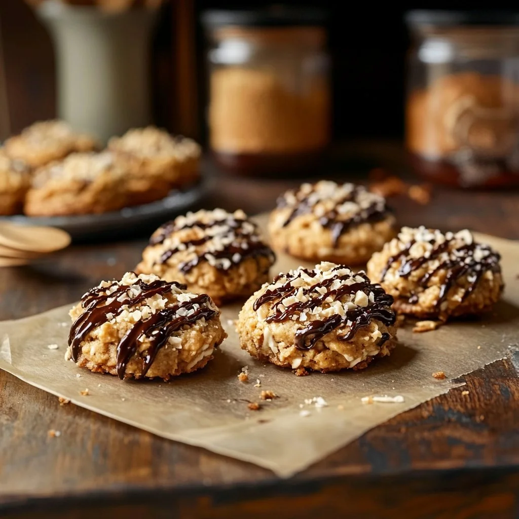 No Bake Samoa Cookies