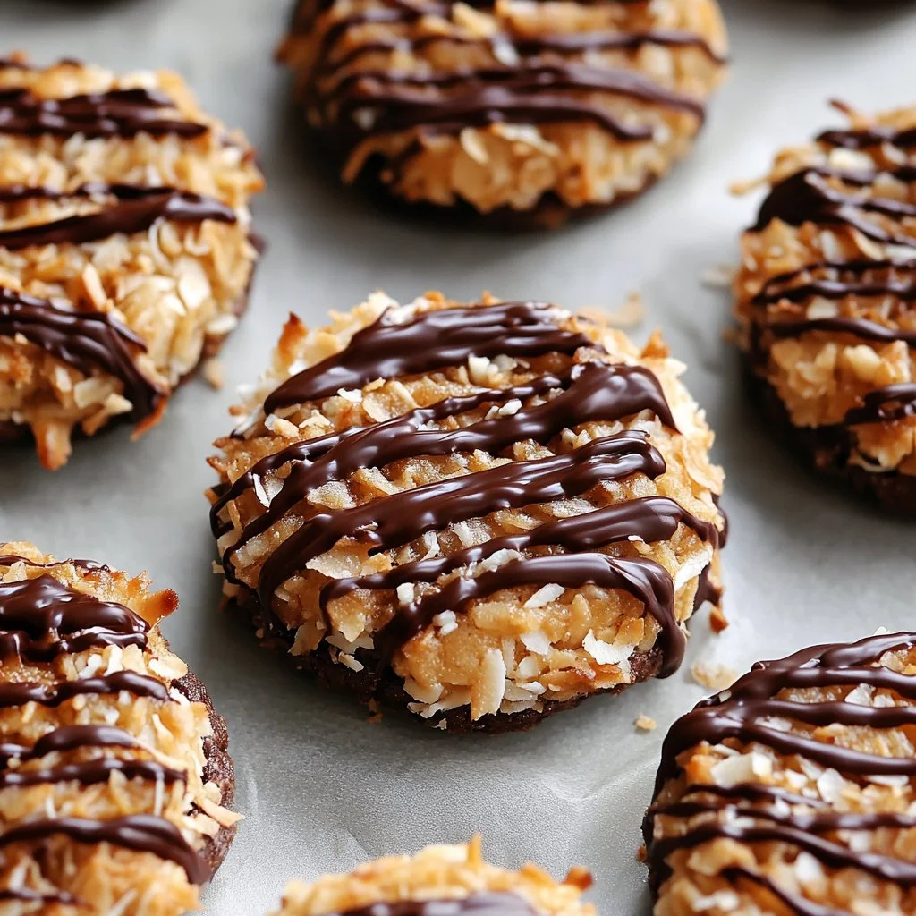 No Bake Samoa Cookies