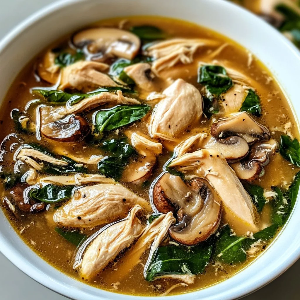 Rotisserie Chicken Mushroom Soup