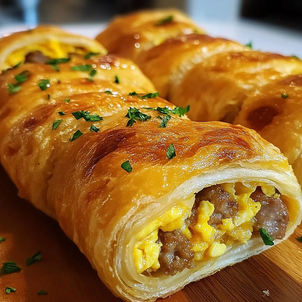 Sausage Egg Breakfast Roll-Ups – Quick & Easy Morning Treat! - mommy plates