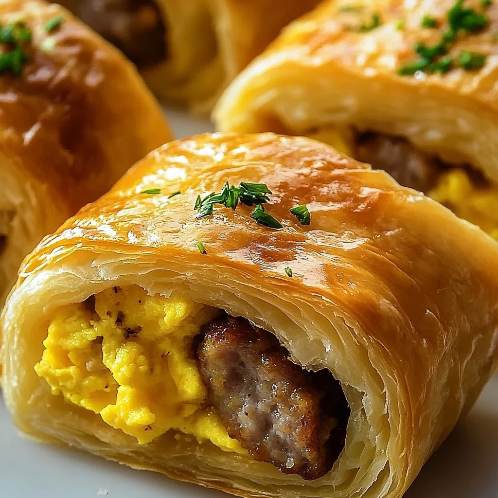 Sausage Egg Breakfast Roll-Ups – Quick & Easy Morning Treat! - mommy plates