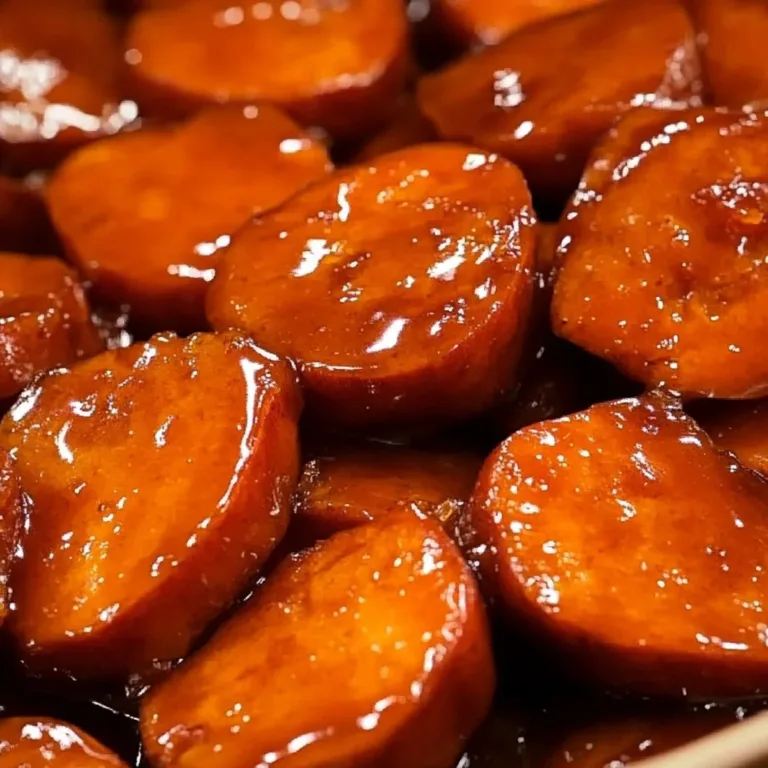 Delicious Southern candied yams topped with marshmallows and brown sugar