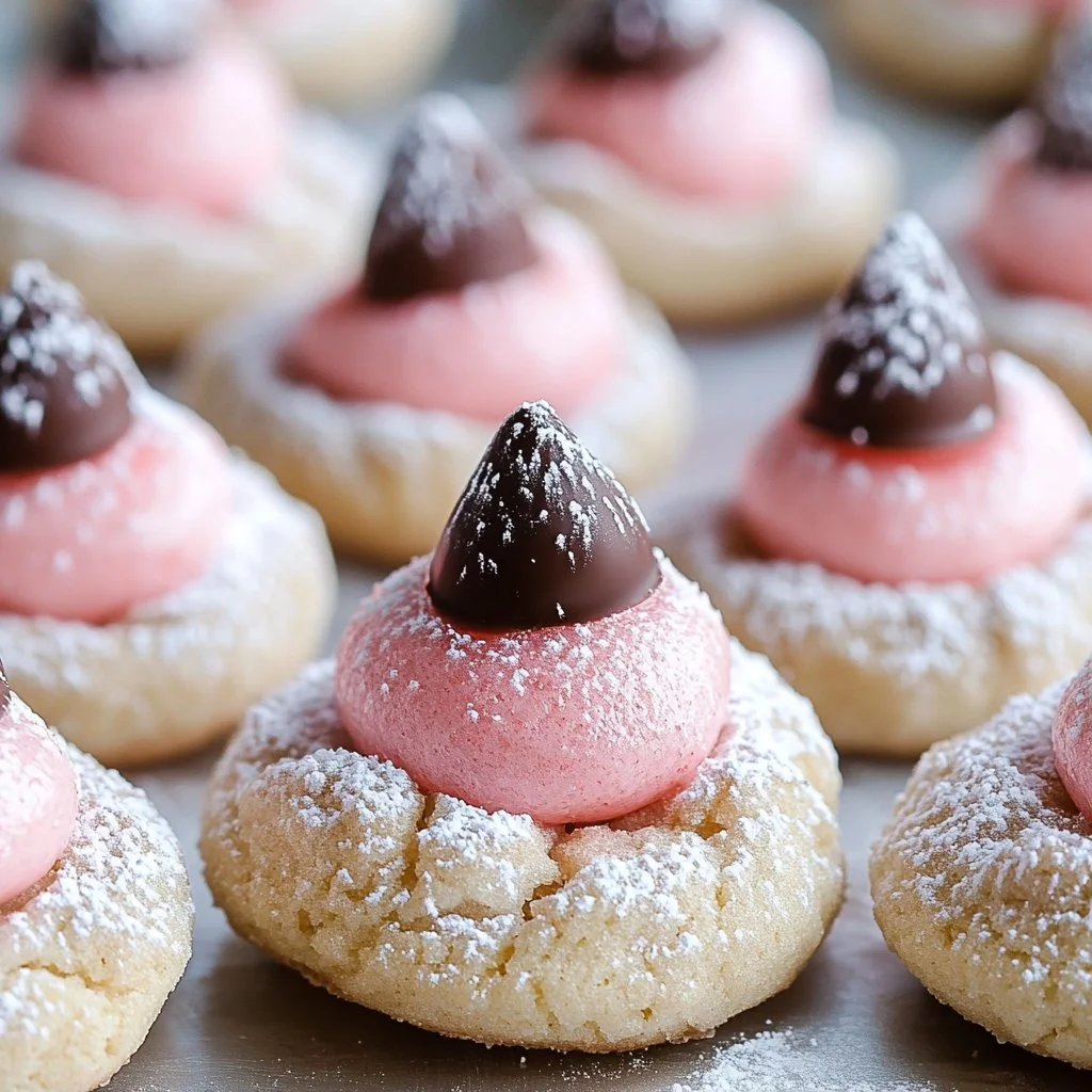 Strawberry Kiss Cookies