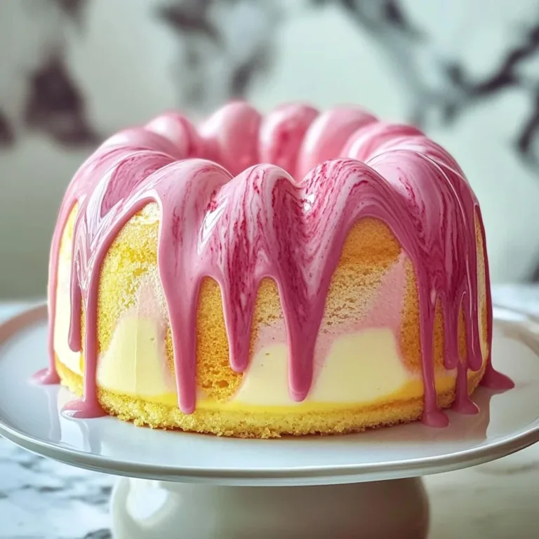 Delicious slice of Strawberry Milkshake Pound Cake topped with fresh strawberries.