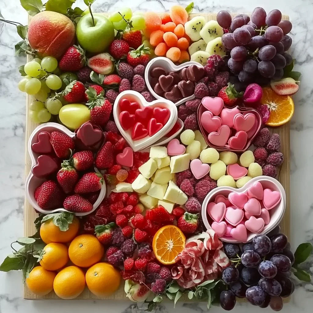 Valentine's Day Snack Board