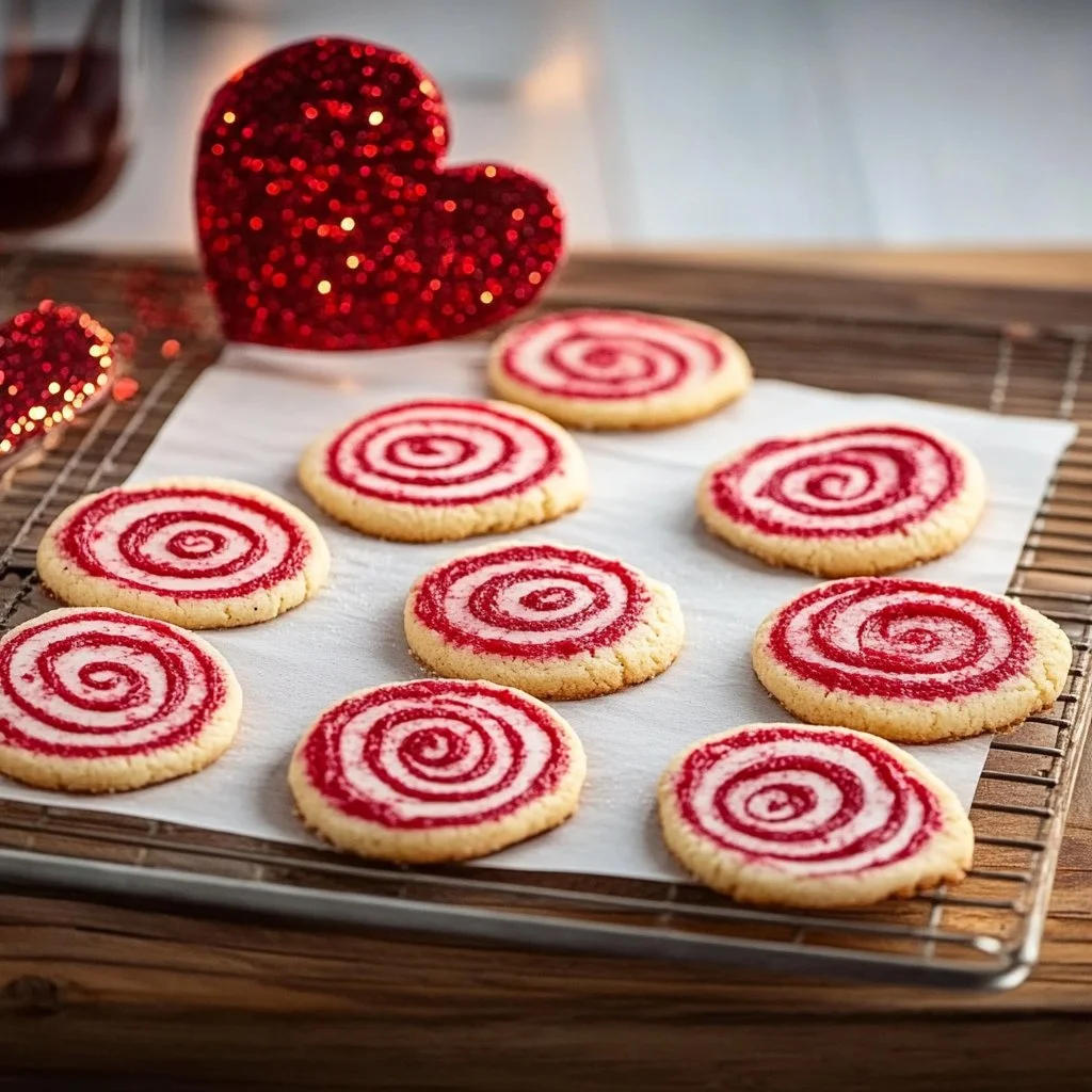 Valentine's Day Swirl Cookies