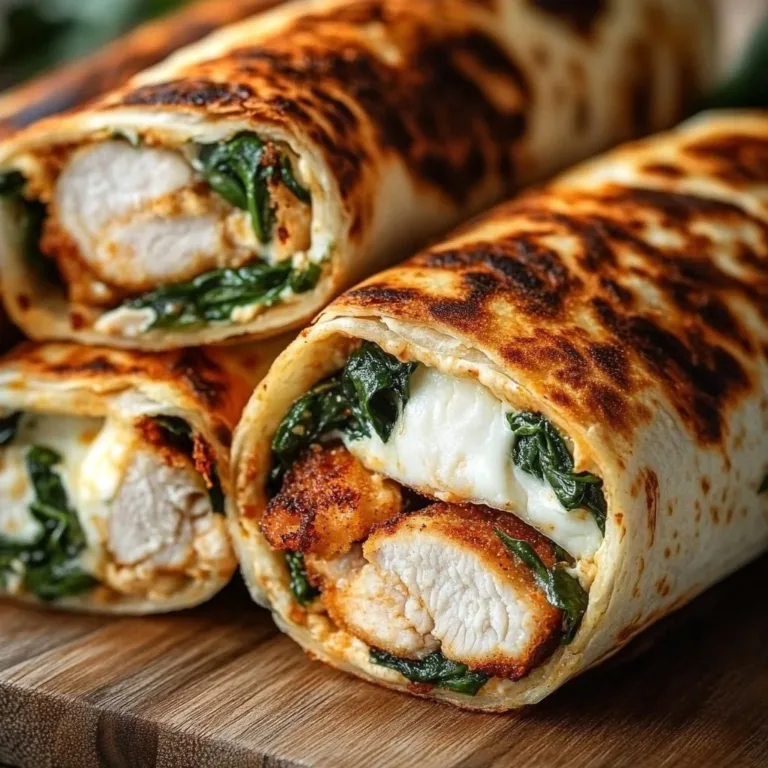 Air Fryer Chicken and Mozzarella Wraps ready to serve