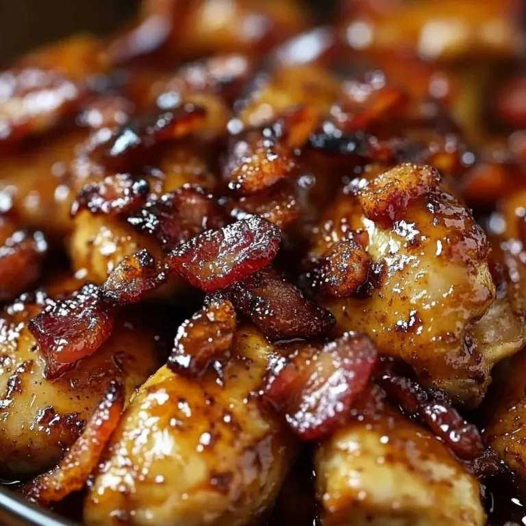 Delicious Bacon Brown Sugar Chicken Tenders served on a plate