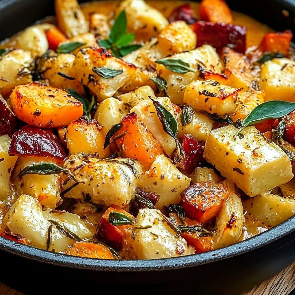 Cheesy Marry Me Roasted Vegetable Medley