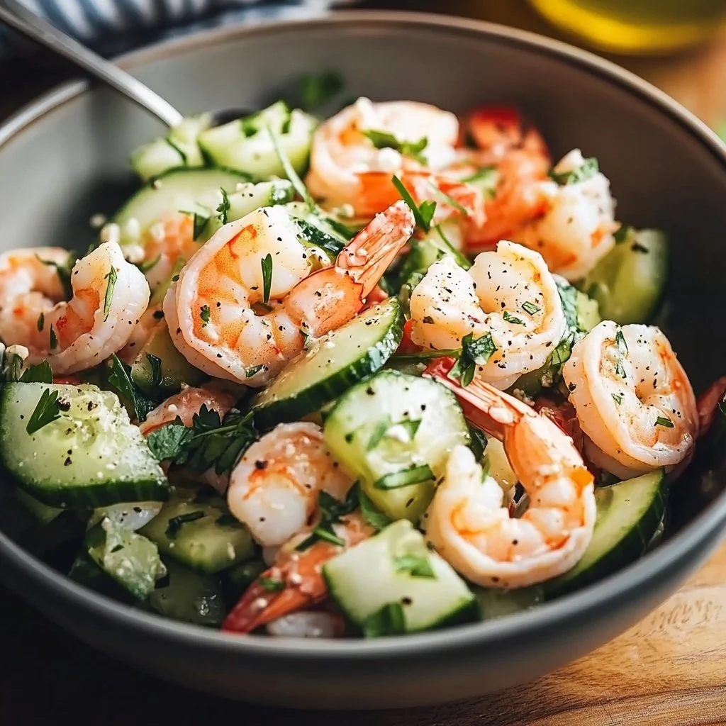 Cucumber Shrimp Salad