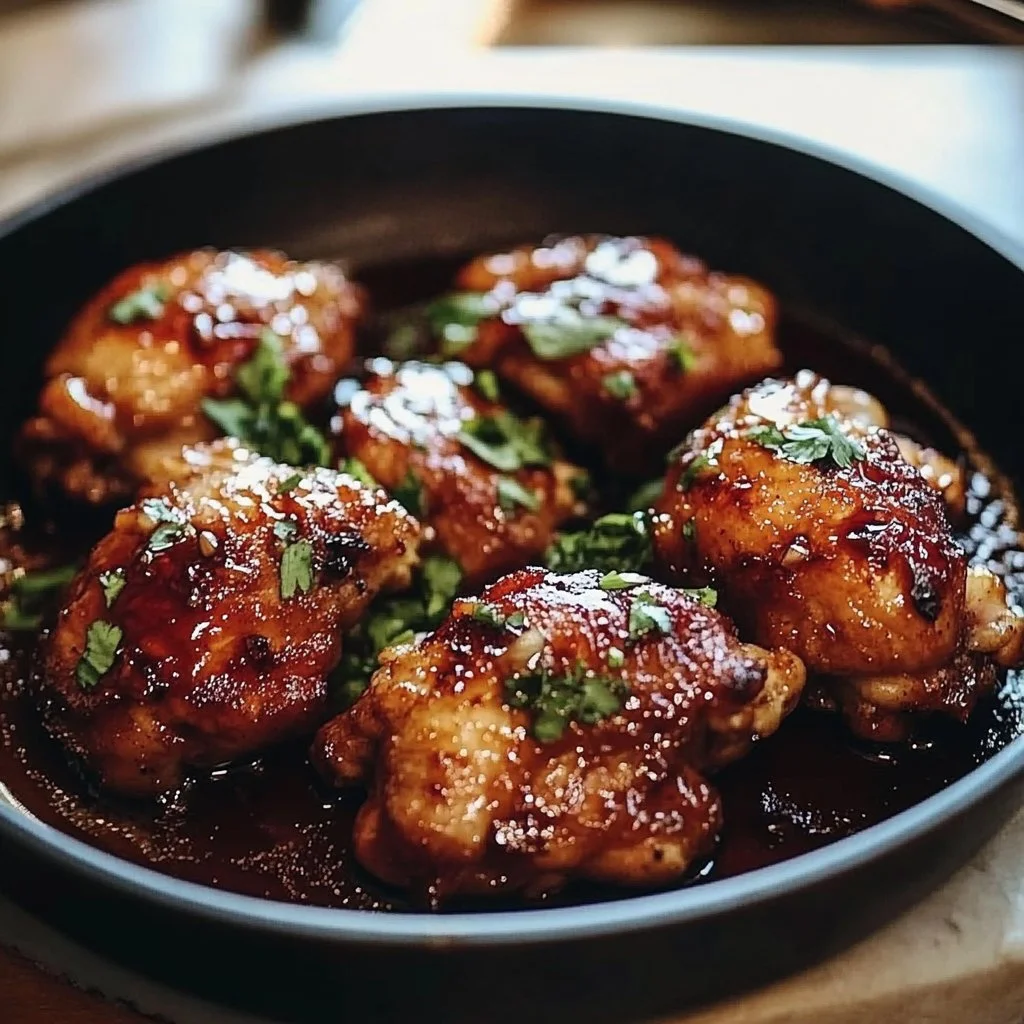 Easy Soy Garlic Chicken Thighs