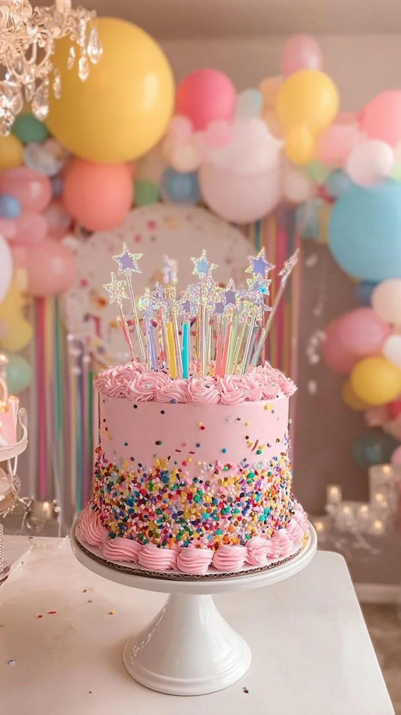 Fancy Nancy Inspired Cake