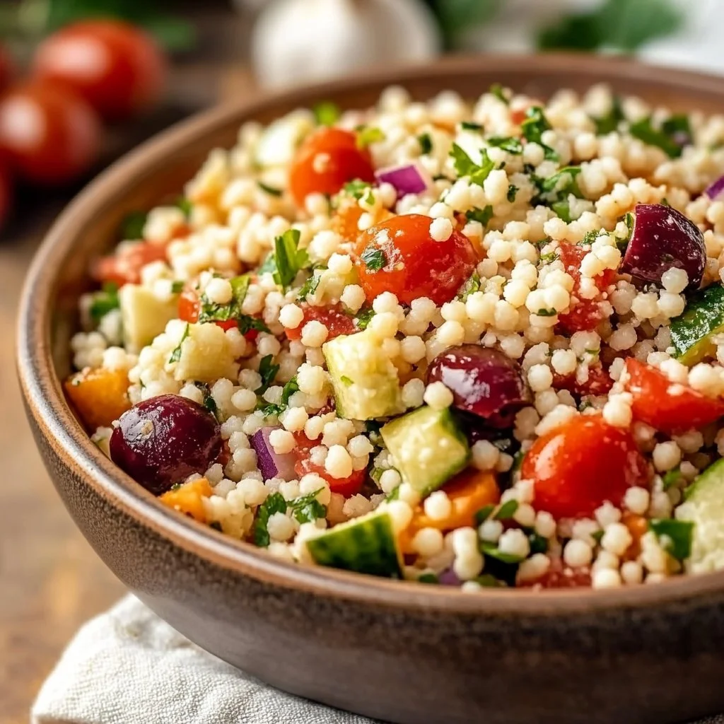 Healthy Mediterranean Couscous Salad