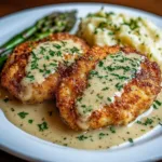 Parmesan Crusted Chicken with Creamy Garlic Sauce – Easy Family Dinner Recipe parmesan crusted chicken with creamy garlic sauce 2026 02 20 221221 1
