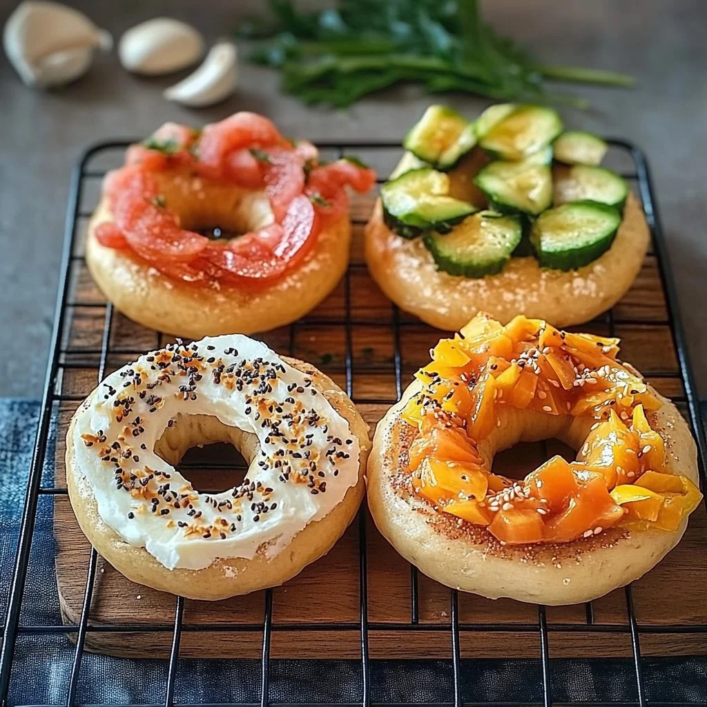 Quick Isey Skyr Bagels with Toppings