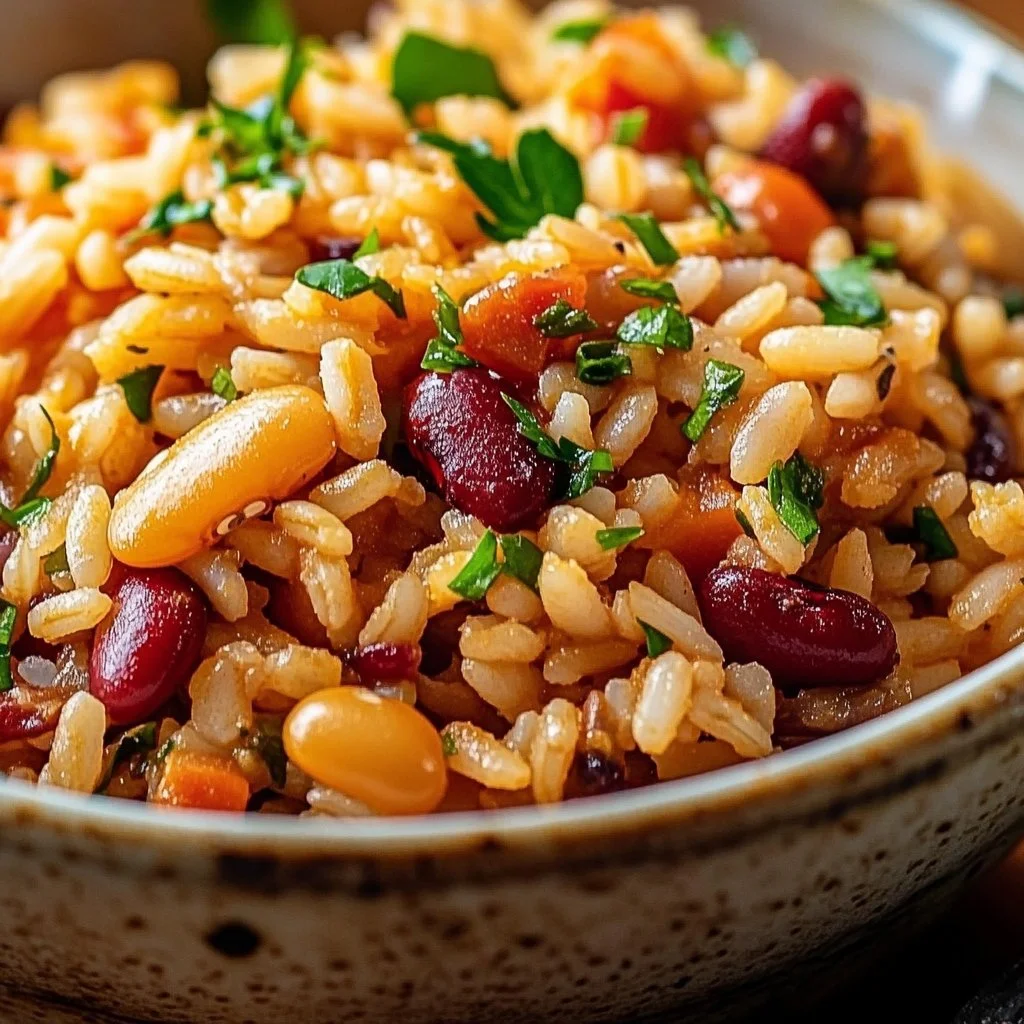 Wholesome Mediterranean Rice and Beans